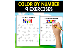 COLOR BY NUMBER | NUMBERS 1 TO 10