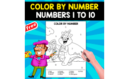 COLOR BY NUMBERS | NUMBERS 1 TO 10