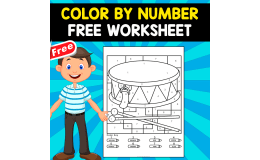 COLOR BY NUMBERS | NUMBERS 1 TO 8