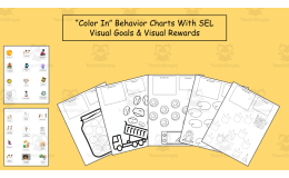 "Color In" Behavior Charts With SEL Goals' Visuals