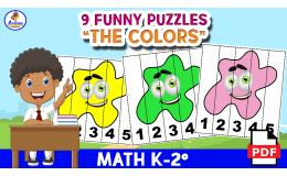 COLOR PUZZLES - Numbers 1 to 5