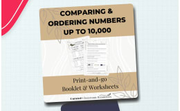 Comparing and Ordering Numbers up to 10,000 Maths Worksheets