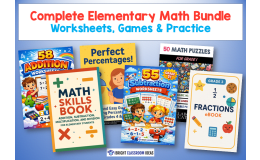 Complete Elementary Math Bundle: Worksheets, Games & Practice