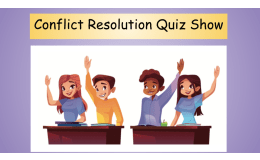 Conflict Resolution SEL Quiz Show With Handout PowerPoint