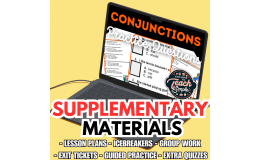 Conjunctions Supplementary Materials Grades 3-4 (PDF)