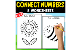 CONNECT NUMBERS | 8 FREE WORKSHEETS