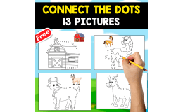 CONNECT THE DOTS | 13 FREE PICTURES