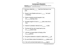 Consonant Digraphs Worksheet