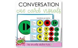 Conversation Cue Cards, Visual Supports