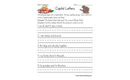 Correct the Capitalization Errors Worksheet