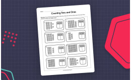 Counting Tens and Ones Worksheet