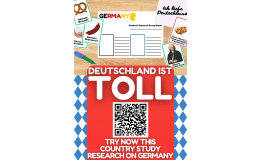 Country Study on Germany - Research Project + Cards + Worksheets