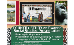 Country Study Presentation - Rwanda - Geography - East Africa