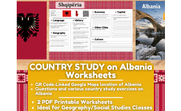 Country Study Worksheets - Albania - Europe - Balkans