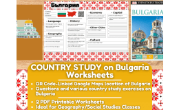 Country Study Worksheets on Bulgaria - Europe - Balkans