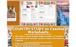 Country Study Worksheets on Czechia - Europe