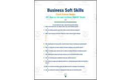 Crash Course: Business Soft Skills #9: Set and Achieve SMART Goals Worksheet