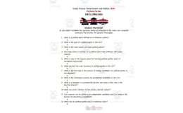 Crash Course: Government and Politics #40: Political Parties Worksheet