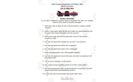 Crash Course: Government and Politics #46: Market Economy Worksheet