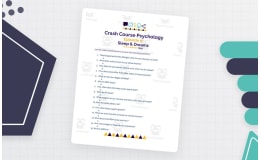 Crash Course Psychology Episode Worksheet | 9 - Sleep & Dreams