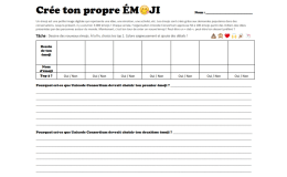 Create Your Own Emoji! (French Version)