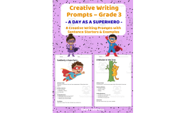 Creative Writing Prompts Grade 3 | A Day as a Superhero