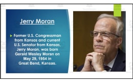 Current U.S. Senators and U.S. Representatives from Kansas (BIO PPT Bundle)