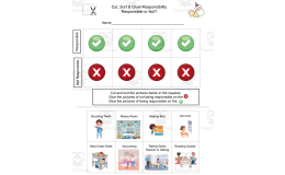 Cut, Sort, & Glue-Responsible or Not? An SEL Activity