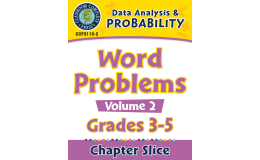 Data Analysis & Probability: Word Problems Vol. 2 Gr. 3-5