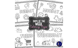 Days of the Week Coloring Pages