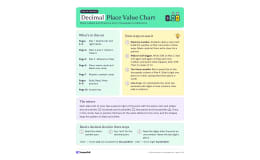 Decimal Place Value Charts – 7 Mat Variations