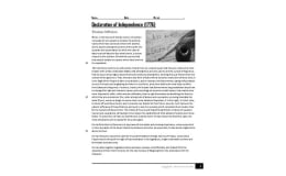 Declaration of Independence- Close Reading