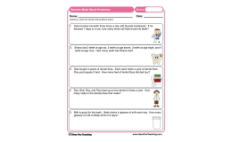 Dental Math Word Problems Worksheet