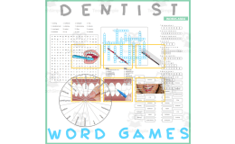 DENTIST: Word Games with Puzzles Crossword Wordsearch