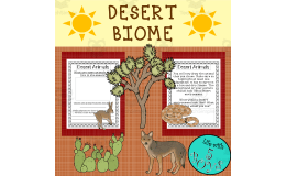Desert Biome Activity – Animal Brainstorm Sheet