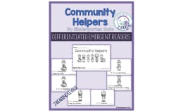 Differentiated Emergent Readers: Community Helpers Printable Booklet