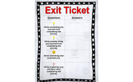 Digital Exit Ticket – 4-Question Template