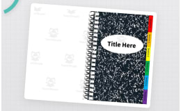 Digital Interactive Notebook Template