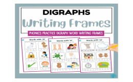 Digraph Writing Frames