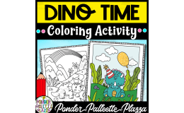 Dino Time - Coloring Activity