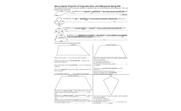 Trapezoids, Kites & Midsegments – Properties Set