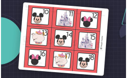 Disney Theme Calendar Pieces