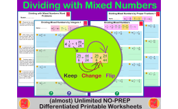 Dividing Mixed Numbers / Mixed Fractions