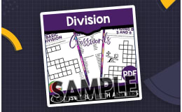 Division Crossword: 1 Page Sample (PDF)