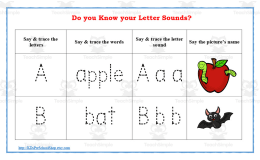 Do You Know Your Letter Sounds? Booklet