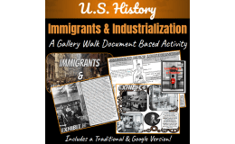 Document Based Gallery Walk: Immigration & Industrialization