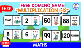 DOMINÓ OF MULTIPLICATION | IA Themed
