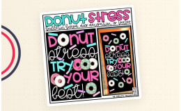 Donut Stress – Test Taking Bulletin Board Kit