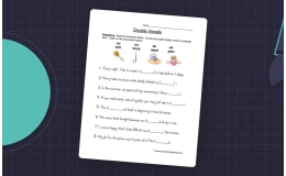Double Vowels Fill in the Blank Worksheet