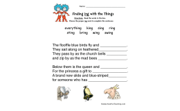 Dr. Seuss ING Word Family Worksheet
